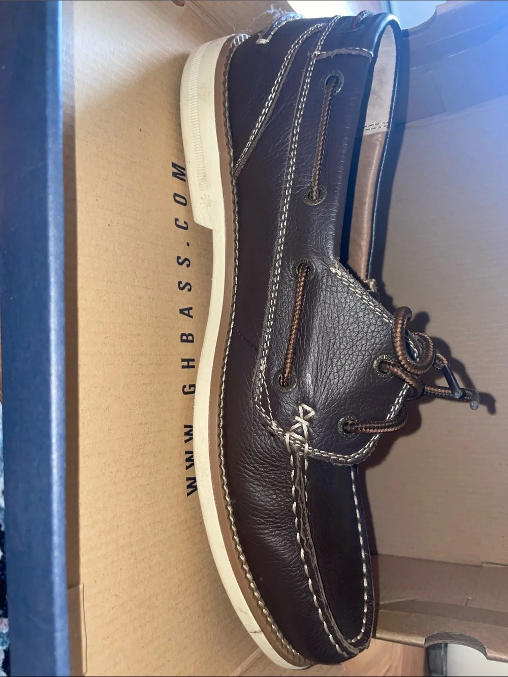 G.H. Bass & Co. Brown  Atlantic Boat Shoes ⛵️